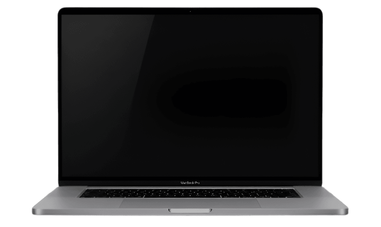 MacBook Pro showcasing the live Pradrix website
